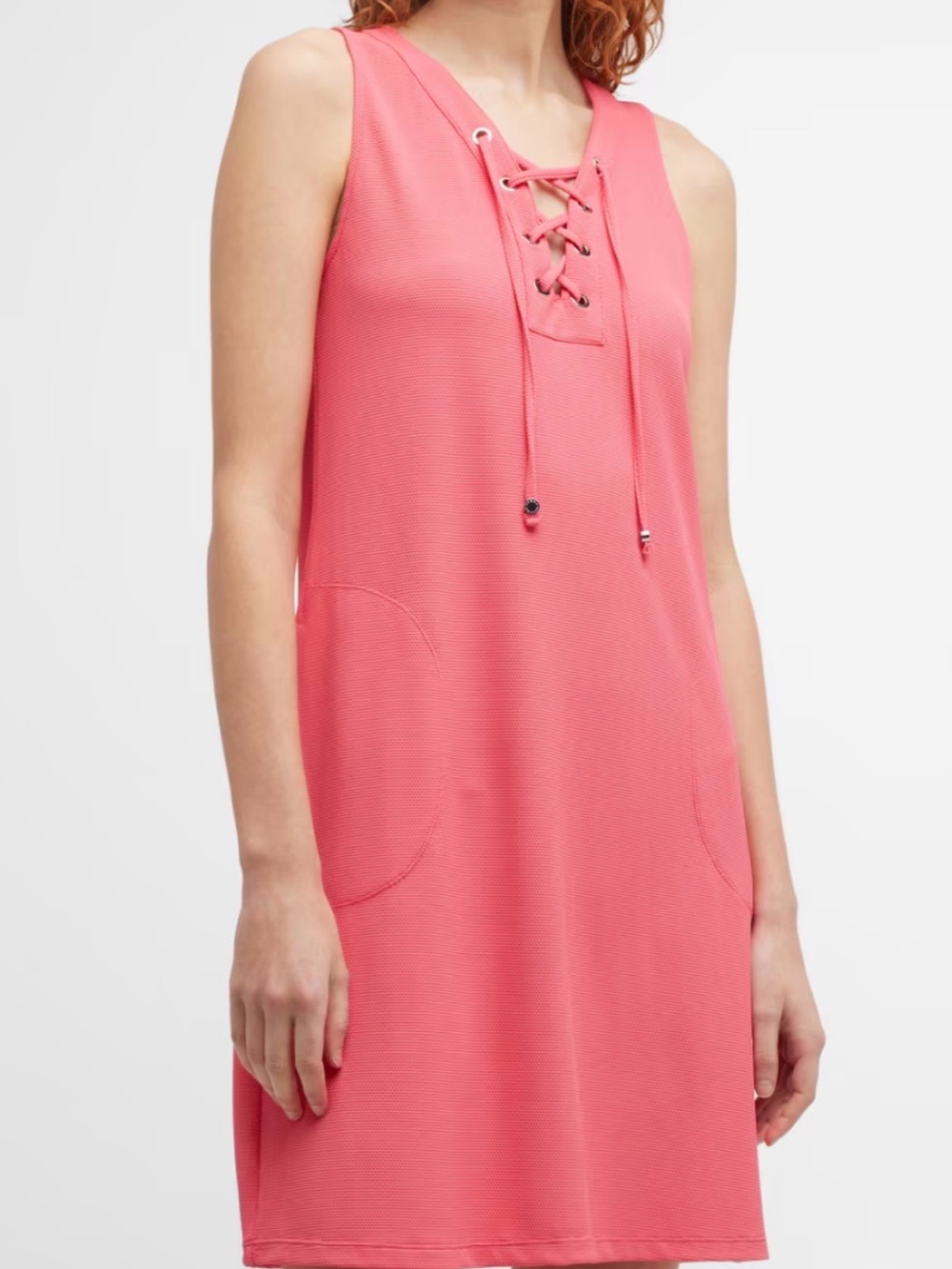 Tommy Bahama Womens Island Cays Lace Up Spa Dress